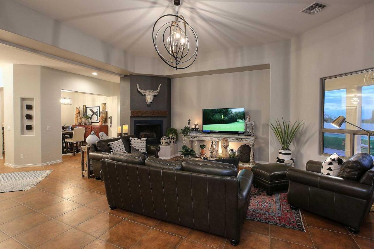 Adobe Arizona Home With City And Mountain Views Queen Creek Exterior foto
