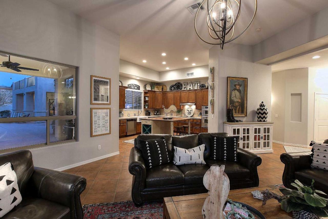Adobe Arizona Home With City And Mountain Views Queen Creek Exterior foto