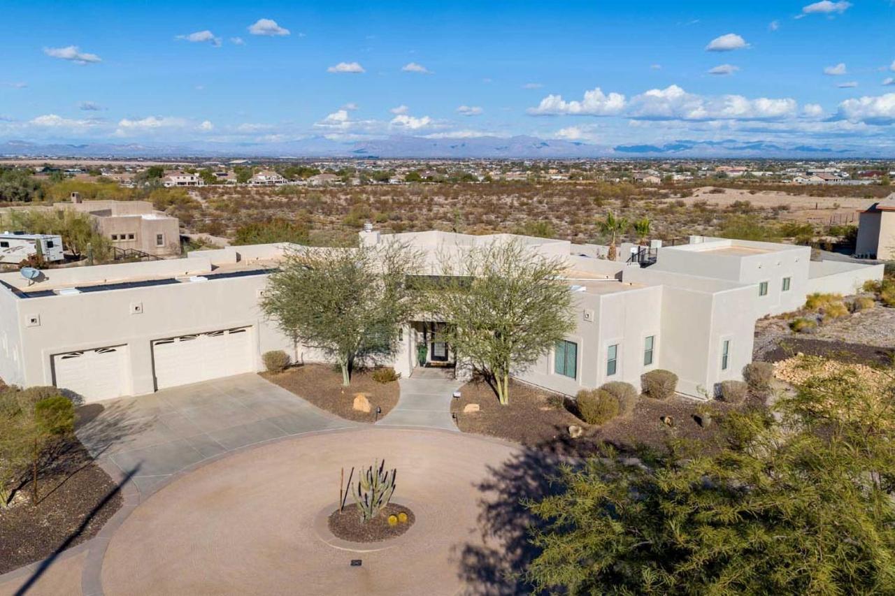 Adobe Arizona Home With City And Mountain Views Queen Creek Exterior foto