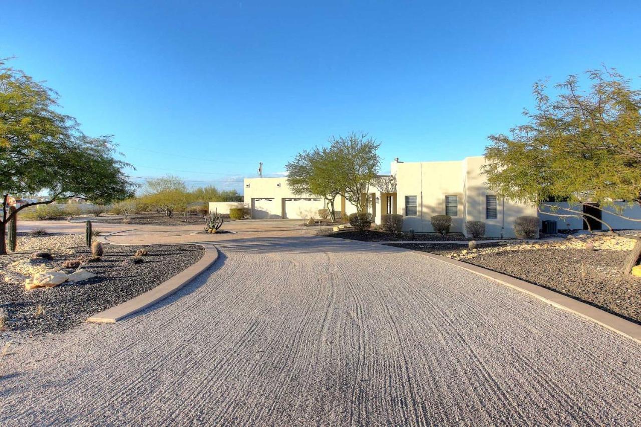 Adobe Arizona Home With City And Mountain Views Queen Creek Exterior foto